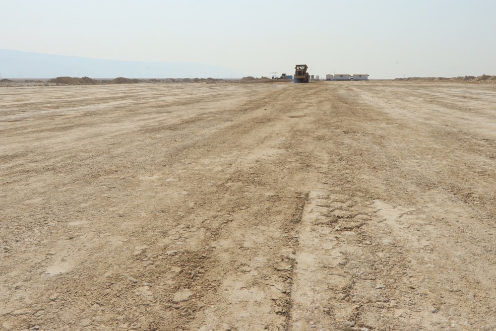 گزارش اول از عملیات بستر سازی سایت کارخانه اکسید منیزیم لامرد