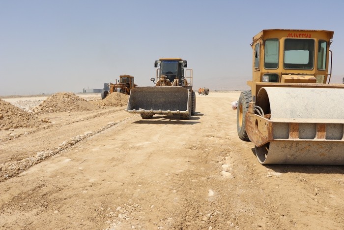 پایان عملیات زیر سازی و ایجاد بستر کارخانه