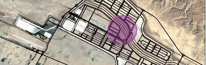 Construction site of Lamerd Magnesium Oxide Factory